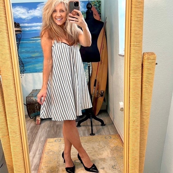 Saks Fifth Avenue,Incredible Quality, Trapeze Swing Dress, Heavier Lining,Size S - Picture 5 of 13